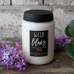 Milkhouse Candles 26 oz. Apothecary Jar-Wild Lilacs